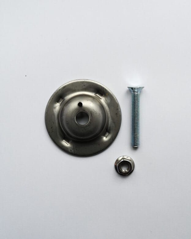 Asennuskiinnike- Kiinnityssarja ritilöille - Ruostumaton teräs - 20 kpl