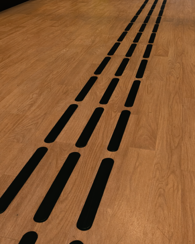 SALA BACKE kaide - Polyuretaani - Taktiiliset kaiteet ja pysäytysmerkit - 3M teippi